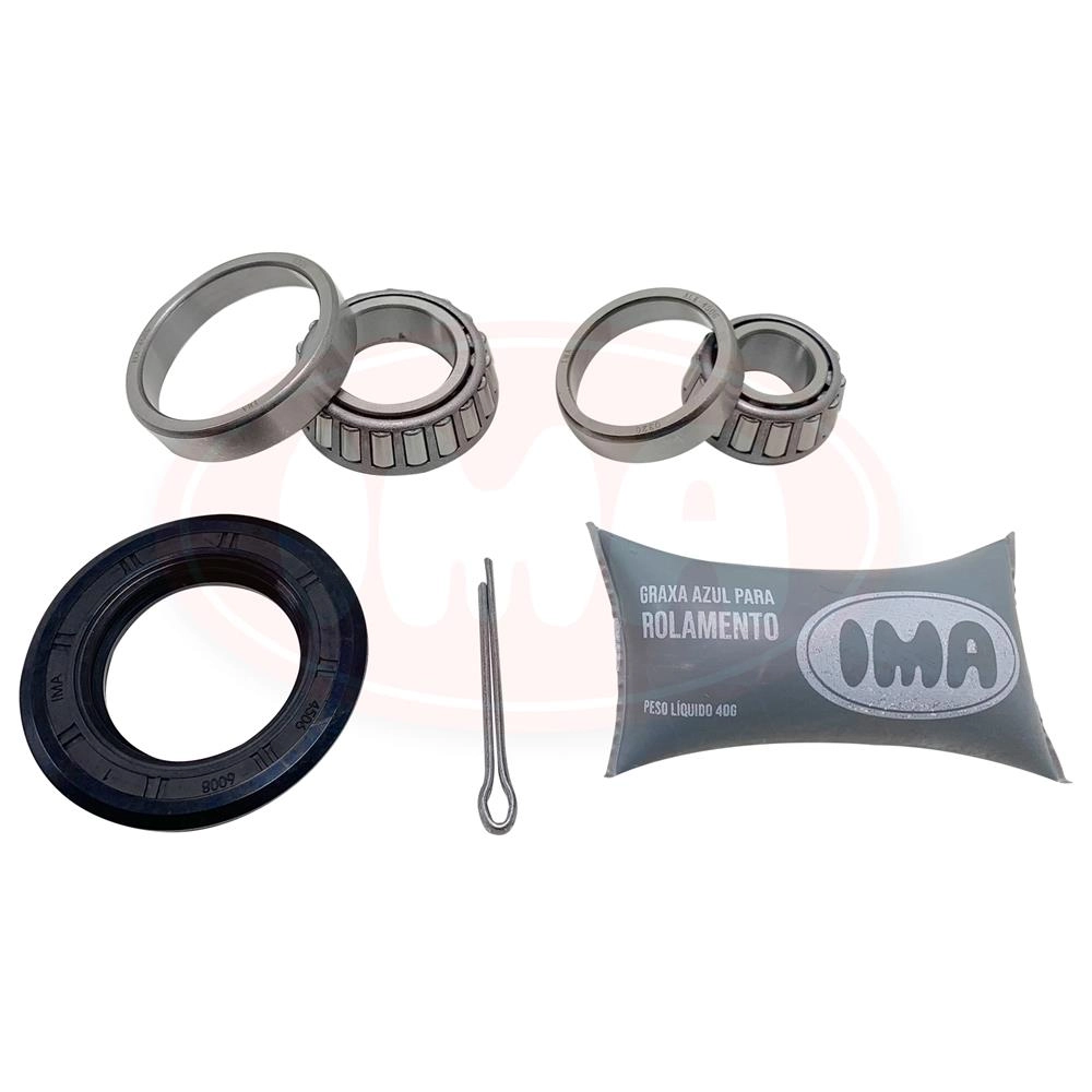 KIT ROLAMENTO CUBO RODA DIANTEIRO GM CHEVETTE TODOS - PARA UM LADO