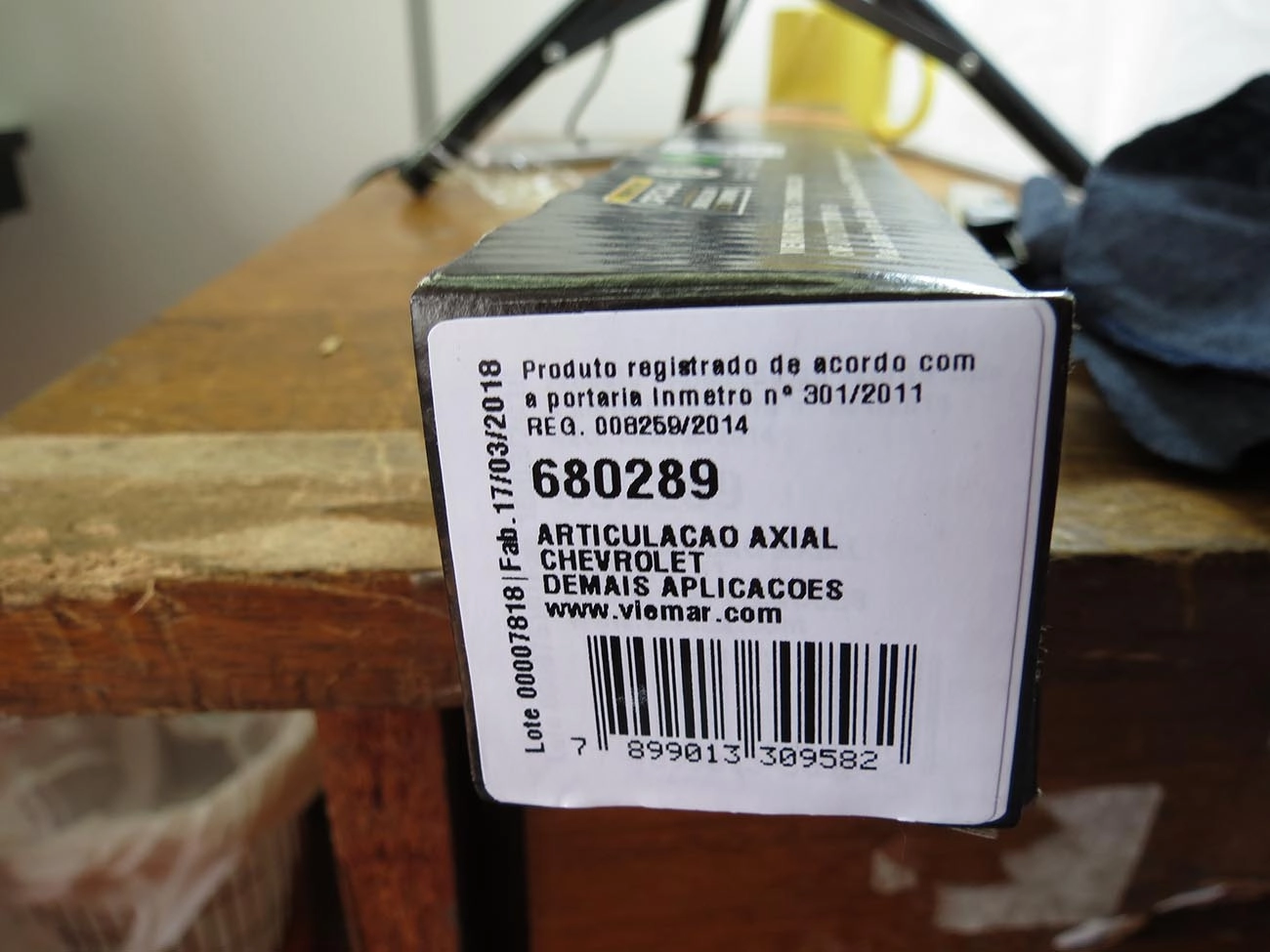 ARTICULAÇÃO/BARRA AXIAL M14X1,5 GM NOVO CORSA/MERIVA/MONTANA 05/11 - MECÂNICA/ELETRO HIDRÁULICA