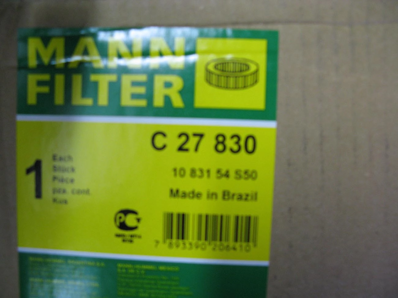FILTRO AR VW 13.180/13.190/15.180/17.210/17.300/17.310/18.310/13.310/24.200/26.300/40.300 2000/