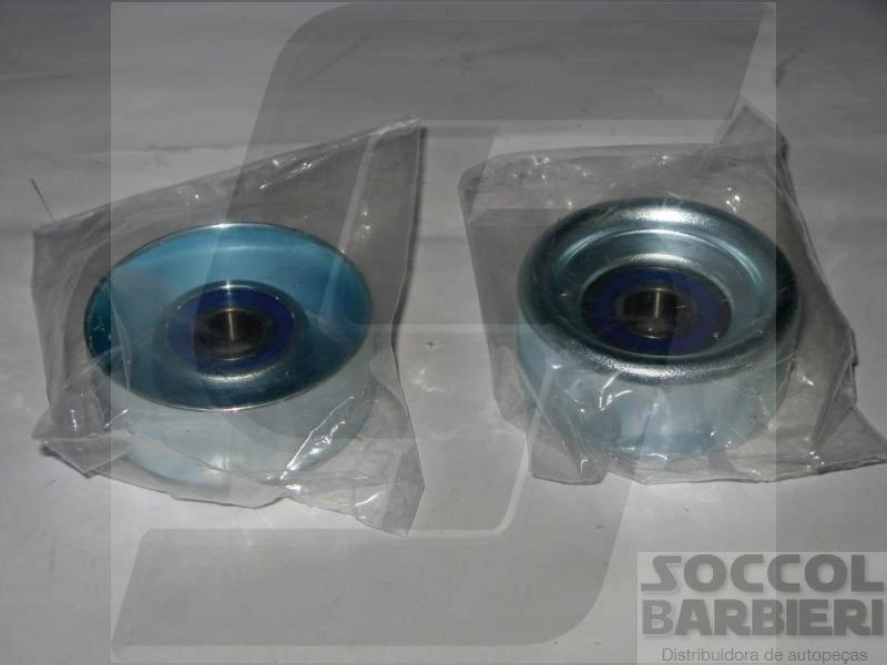 KIT POLIAS TENSOR CORREIA ALTERNADOR/TENSIONADOR AUXILIAR ACESSÓRIOS MOTOR VW GOL/PARATI/SAVEIRO/SANTANA 94/ C/ACD 17X76,20X31MM DUAS PEÇAS