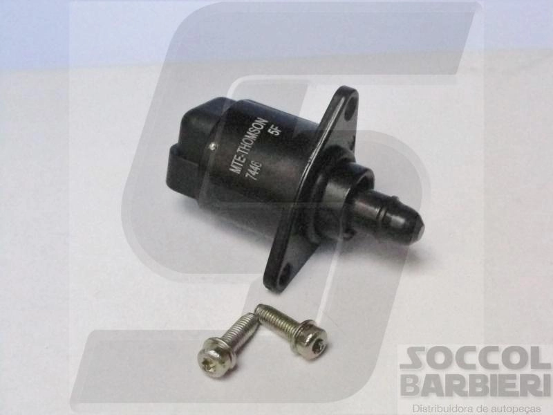 MOTOR PASSO OU VÁLVULA CONTROLE MARCHA LENTA ÁLCOOL GASOLINA FIAT PALIO/SIENA/STRADA 1.0/1.5 96/ MPI GAS/ALC FIORINO 97/98 UNO