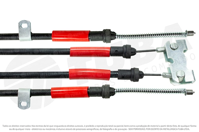 CABO DE FREIO TRASEIRO FORD KA 1997/1999 - 1630MM