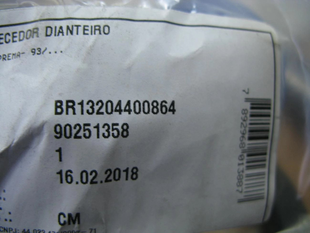 COXIM AMORTECEDOR GM OMEGA/SUPREMA - DIANTEIRO C/ROL