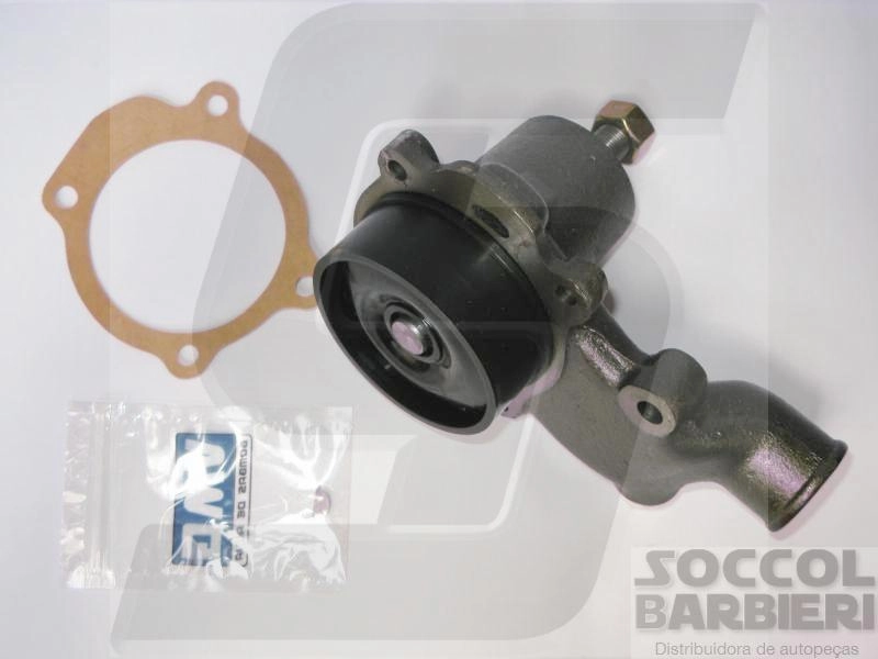 BOMBA AGUA MF 265/270/275/285/290 - CASE 580H - VW 6.80 - HYSTER - PERKINS 4.236/4.248 - S/POLIA