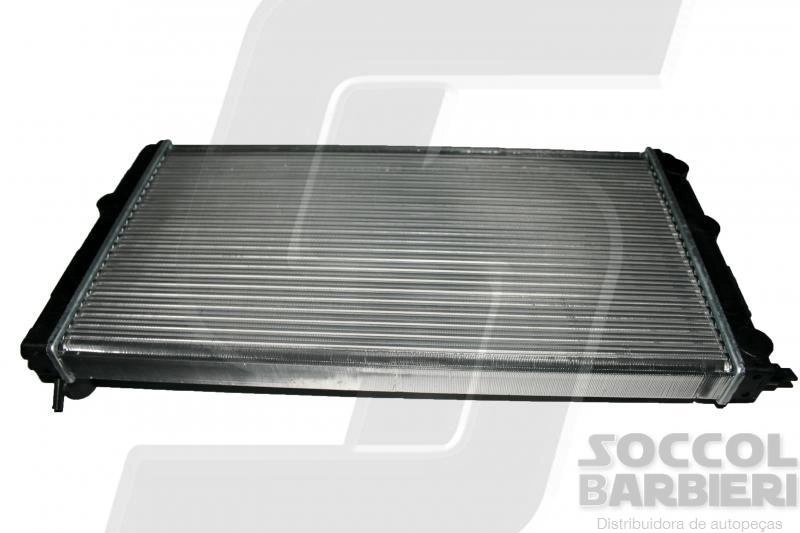 RADIADOR ÁGUA MOTOR EXPANDIDO SEM AR CONDICIONADO TRANSMISSÃO MANUAL 560X322X23MM VASO FIAT FIORINO/UNO 1.0/1.5 96/01 PREMIO 560X322X34MM