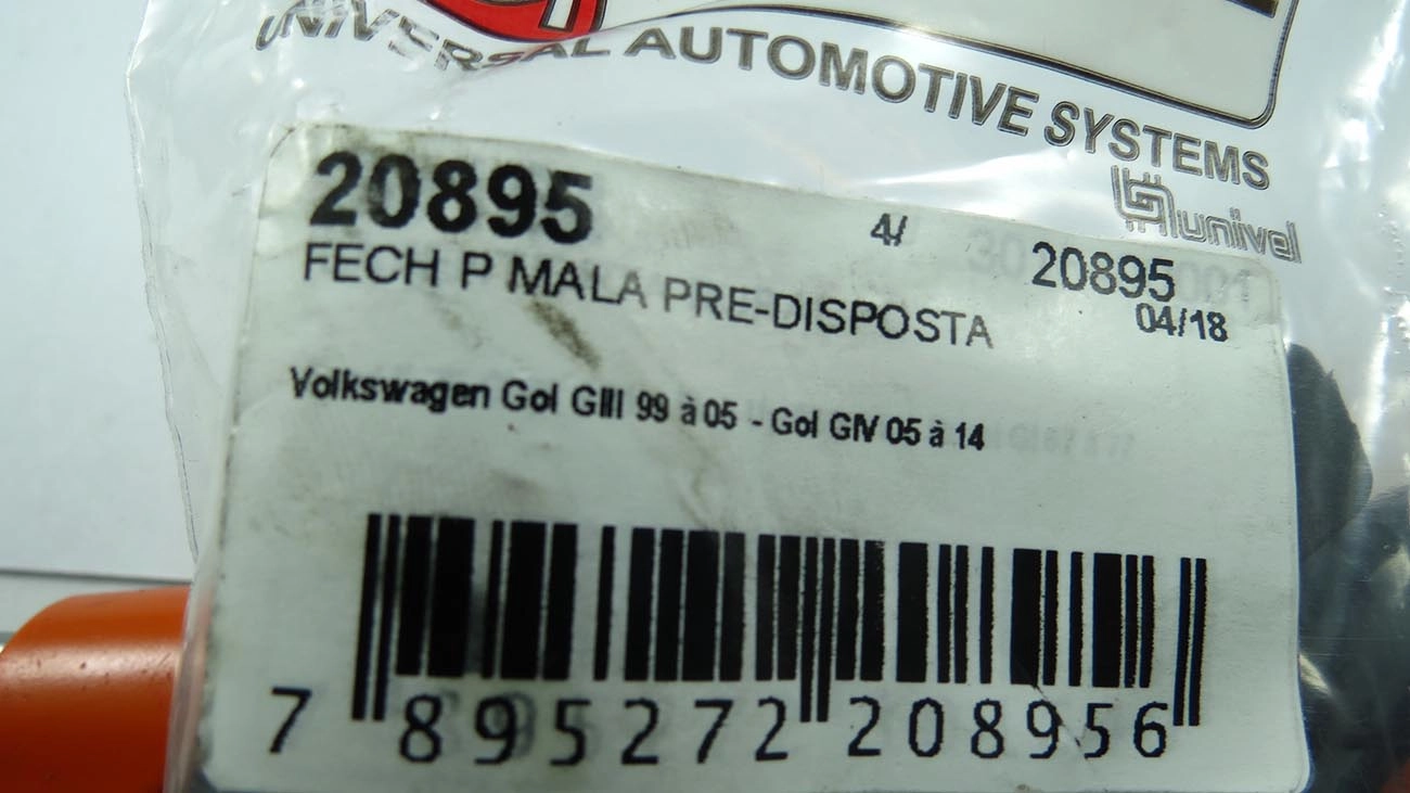 FECHADURA INTERNA PORTA MALAS VW GOL G3 1999/2005 G5 2005/