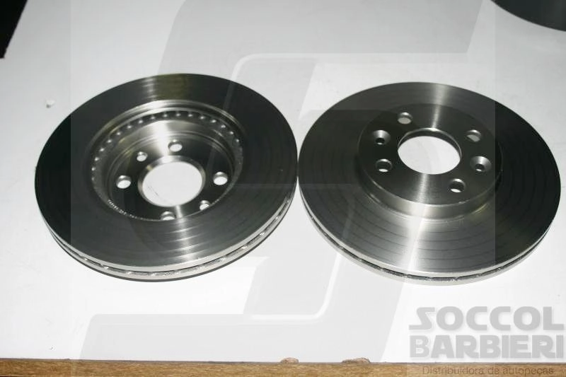 DISCO FREIO DIANTEIRO VENTILADO 259MM RENAULT CLIO 1.6 97/ KANGOO SYMBOL 16V 09/