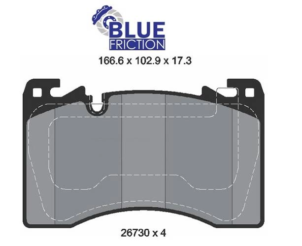 PASTILHA DE FREIO DIANTEIRA LAND ROVER RANGE ROVER SPORT III 2022/