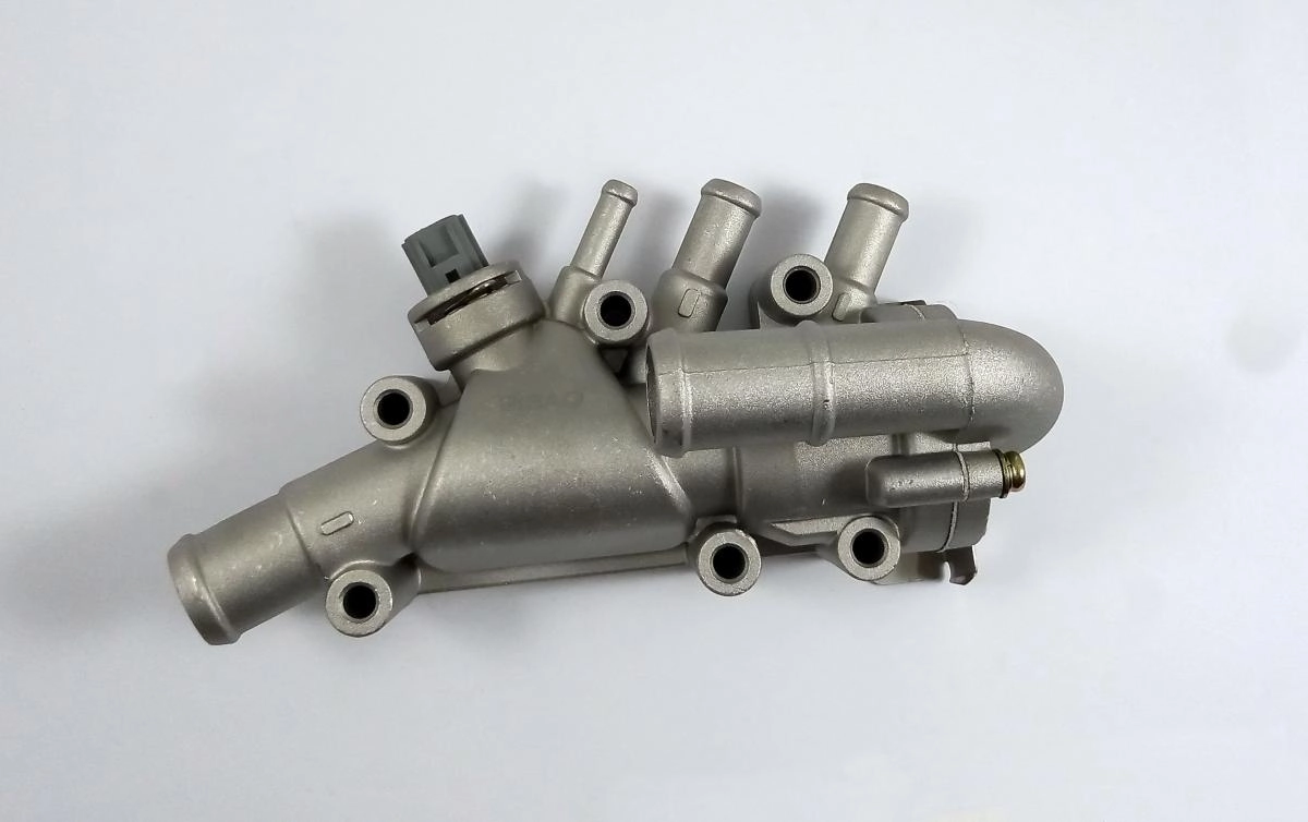 CARCAÇA COM VÁLVULA TERMOSTÁTICA ALUMINIO FORD FOCUS 1.6 03/07 - NOVO FIESTA/ECOSPORT 02/