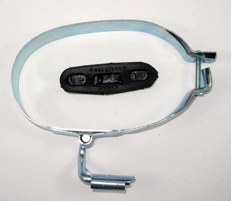 KIT ABRAÇADEIRA BORRACHA ESCAPAMENTO ABRACADEIRA GM MONZA/KADETT