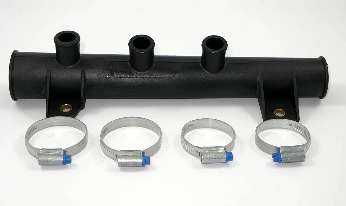 TUBO RÍGIDO CIRCULAÇÃO ÁGUA MOTOR GM MONZA 82/96 KADETT 89/98 RETO COM TRES SAIDAS AR QUENTE