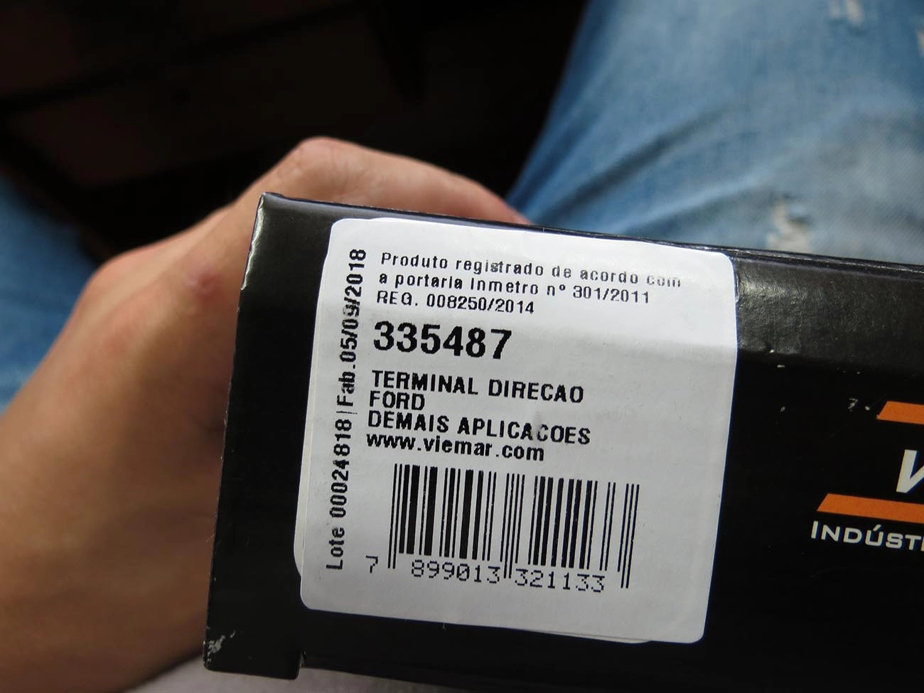 TERMINAL DIREÇÃO ESQUERDO FORD FOCUS 09/13 - VOLVO C30 07/12 - S40 04/12 - V50 04/12