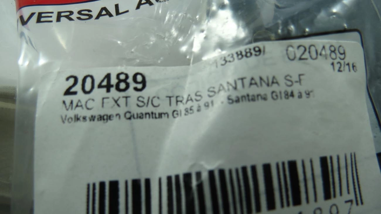 MAÇANETA EXTERNA PORTA TRASEIRA LADO ESQUERDA(O) VW GOL/QUANTUM/SANTANA/VOYAGE 84/ PRETO METAL