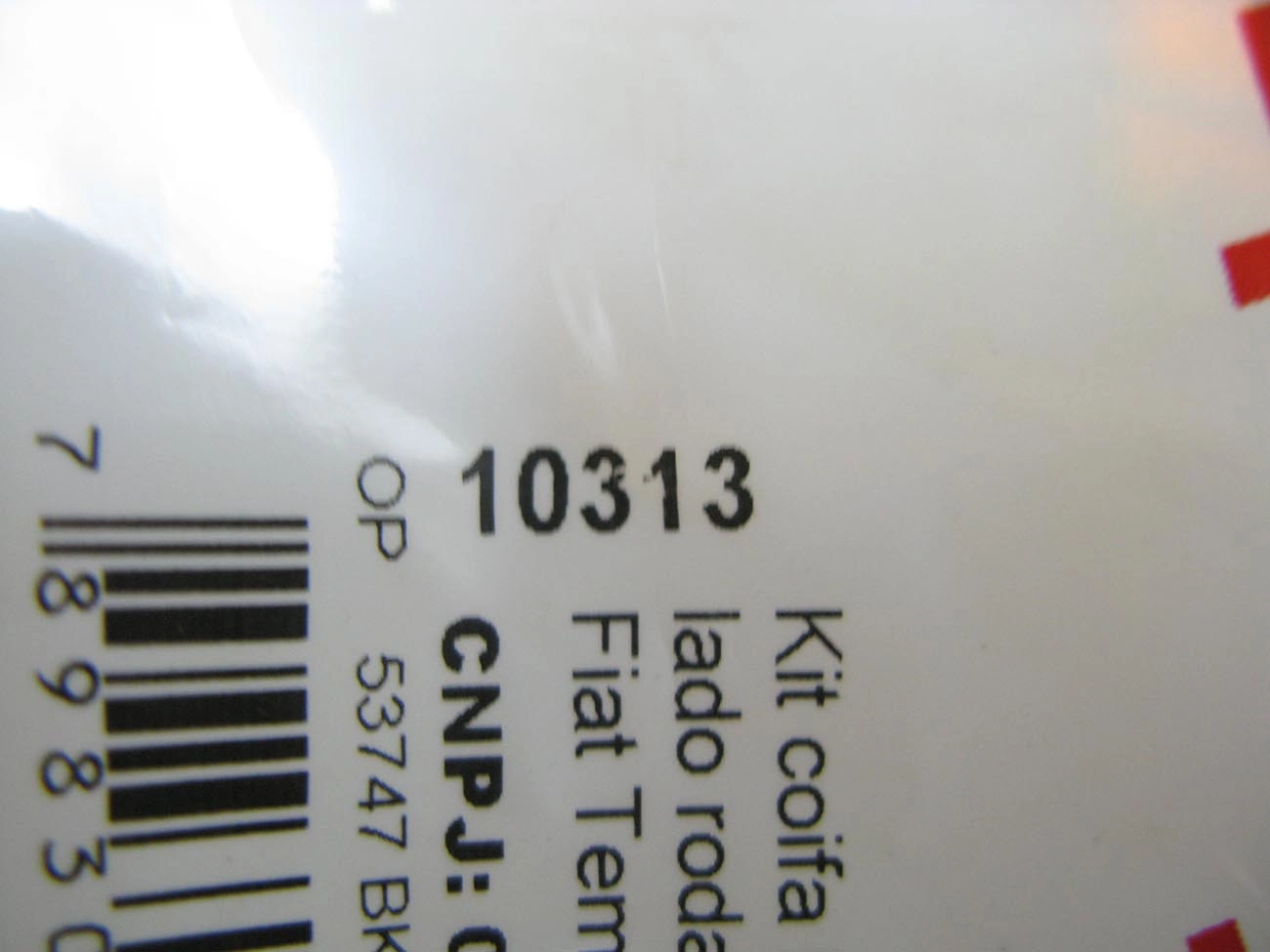 KIT REPARO COIFA HOMOCINÉTICA LADO RODA FIAT TEMPRA 92/99 23X78X100MM