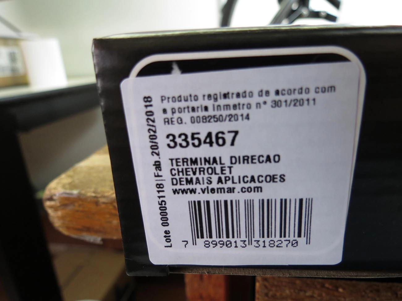 TERMINAL DIRECAO DIREITO/ESQUERDO GM CAPTIVA SPORT 2010/2022