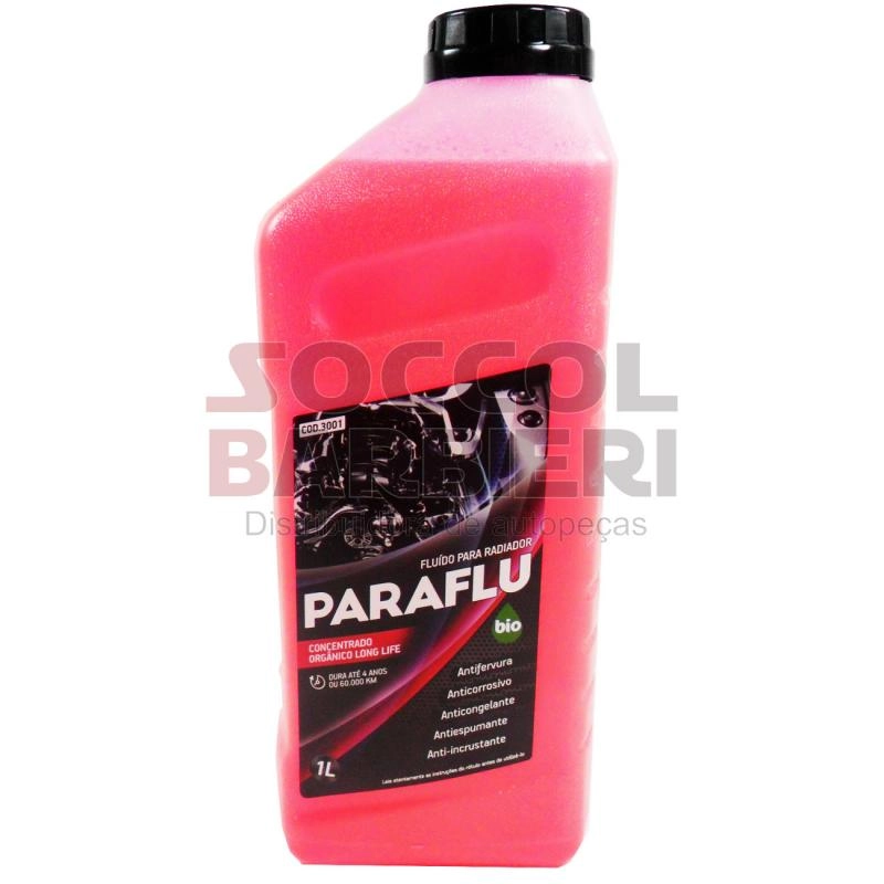 ADITIVO RADIADOR ORGÂNICO 1 LITRO PARAFLU ROSA 12 P/RADIADOR ORGANICO P/4 ANOS OU 60.000 KMS CAIXA COM 12PÇS