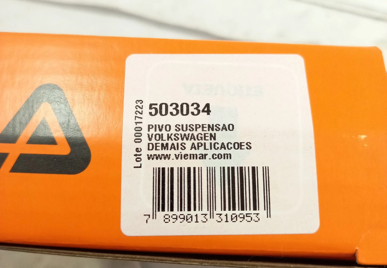 PIVÔ SUSPENSÃO DIREÇÃO MECÂNICA VW GOL/PARATI 95/97 G2 - DIREITO/ESQUERDO CONE 15MM