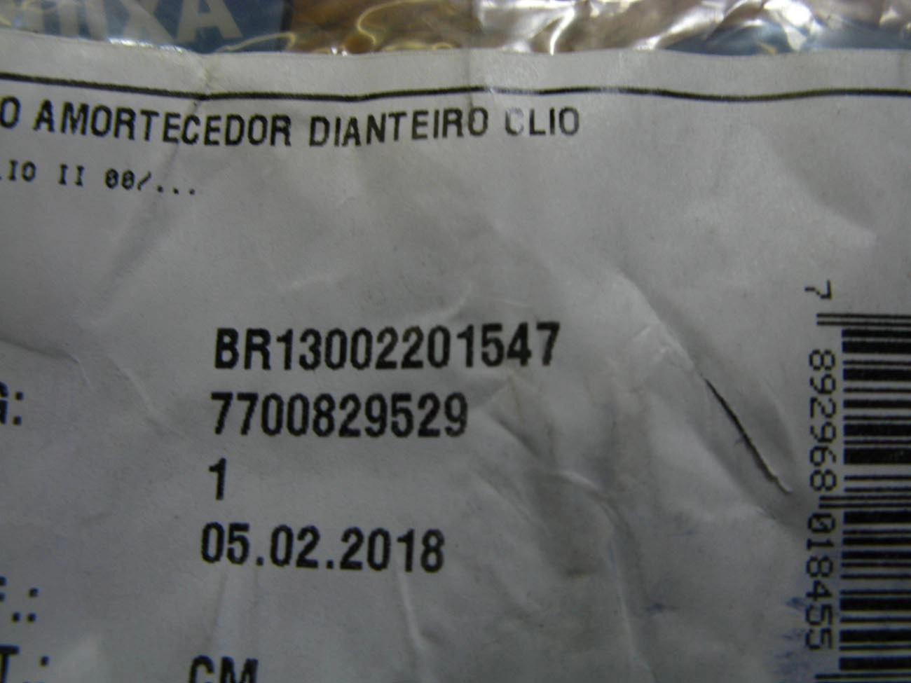COXIM AMORTECEDOR RENAULT CLIO 98/ KANGOO 2000/ - DIANTEIRO S/ROL.