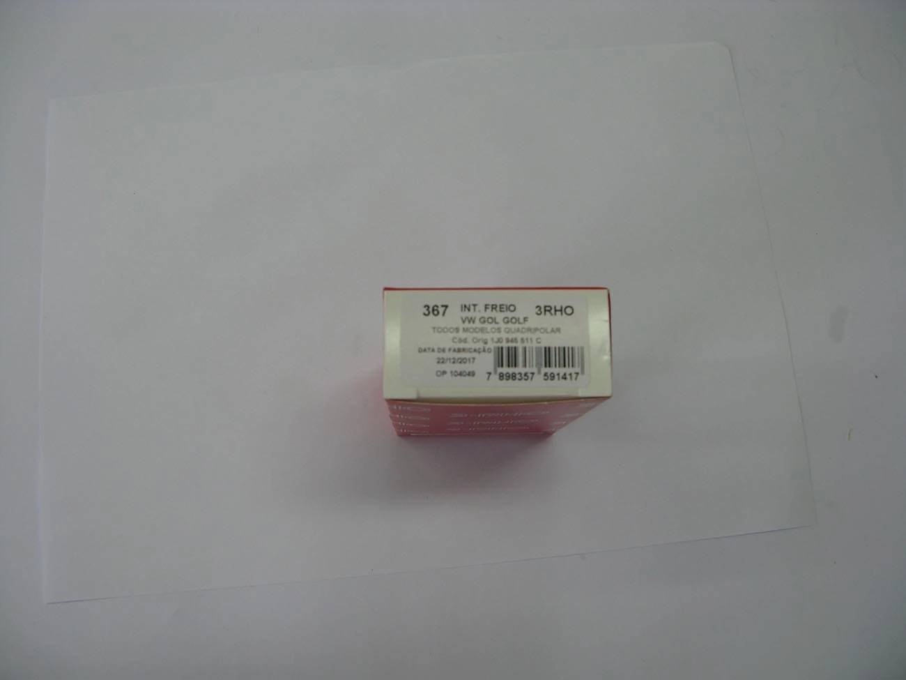 INTERRUPTOR LUZ FREIO VW GOL/GOLF/FOX/POLO/UP/NEW BEETLE/JETTA/PASSAT/TOUREG QUADRIPOLAR