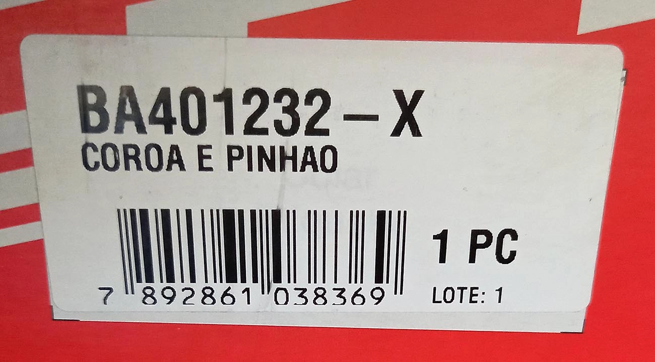 COROA E PINHAO 11X47 GM S-10/BLAZER 2.5 03.97/2002 MAXION 4X2 - DANA 44-3