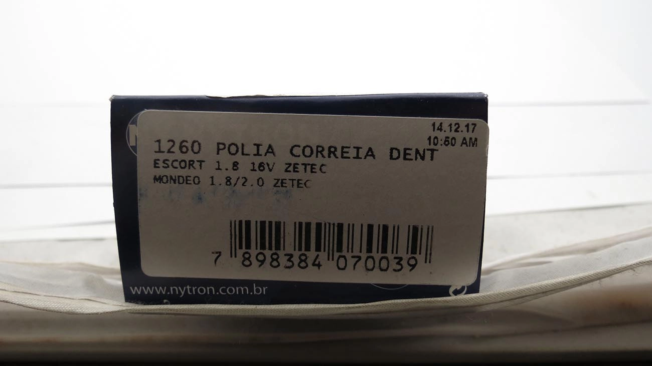 POLIA CORREIA COMANDO - FORD ESCORT 1.8 16V 97/01 - MONDEO 16V 94/98 - BAIXO - 10.30X60.50X29.10MM
