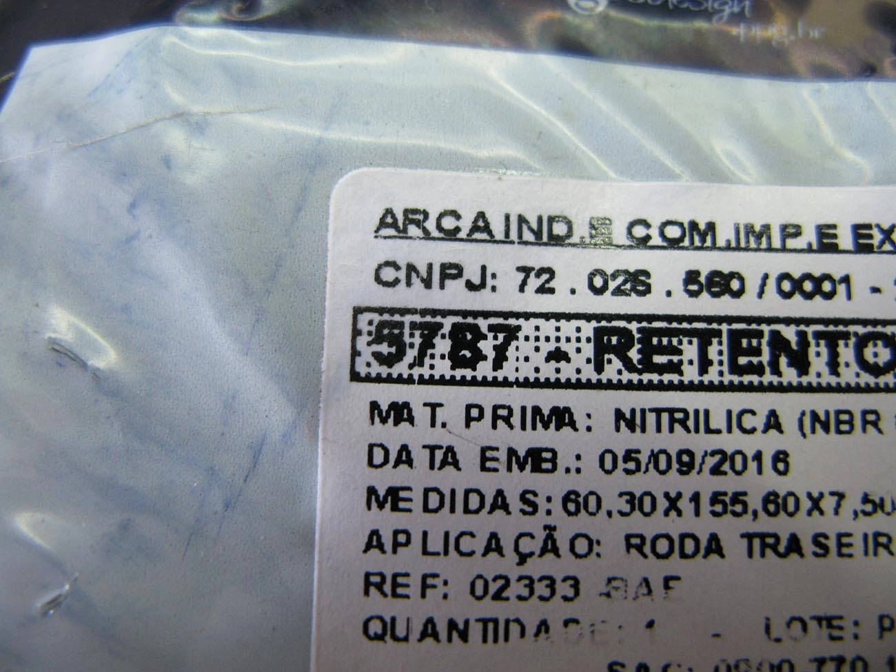 RETENTOR RODA GM D-60/70 81/ - TRASEIRO EXTERNO