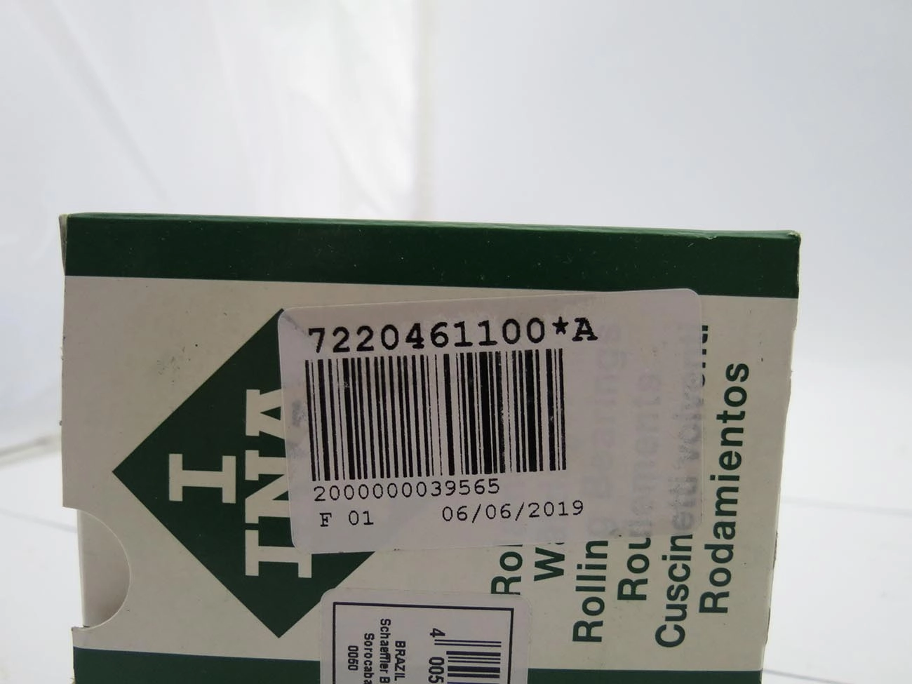 ROLAMENTO CÂMBIO EIXO PILOTO TRASEIRO MB 1113/1313/1513/2013 - CAIXA G3/36/40 - 45X85X19MM