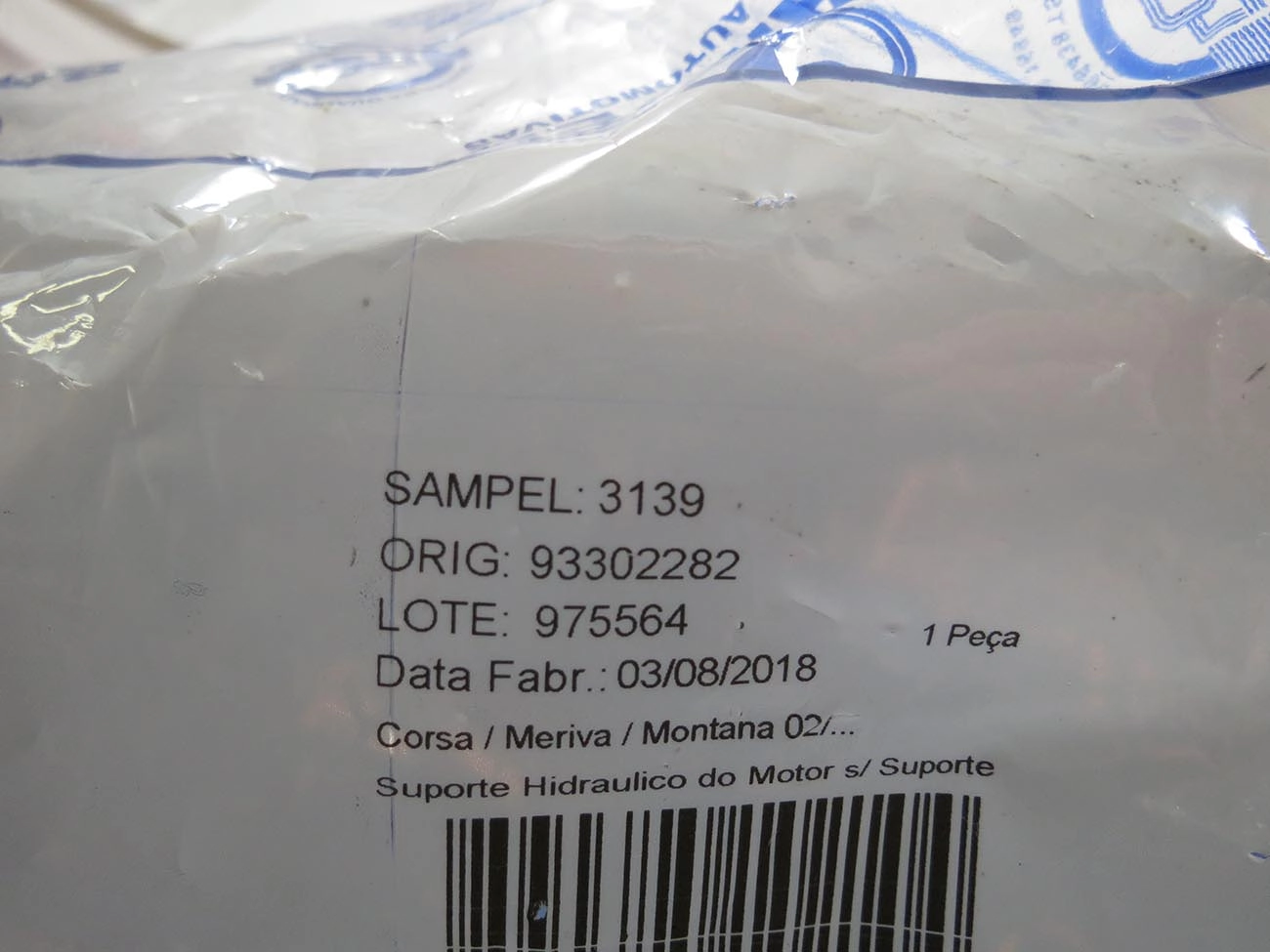 COXIM HIDRAULICO MOTOR GM NOVO CORSA/MERIVA/MONTANA 2002/ - ESQUERDO