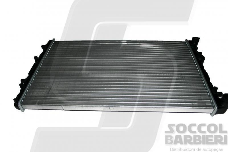 RADIADOR ÁGUA MOTOR CONSTRUÇÃO EXPANDIDO COM AR CONDICIONADO AUTOMÁTICO/MANUAL ACD VW NOVO GOL/VOYAGE 08/ 1.0 12V NOVA SAVEIRO 10/ FOX/POLO 1.0/1.6