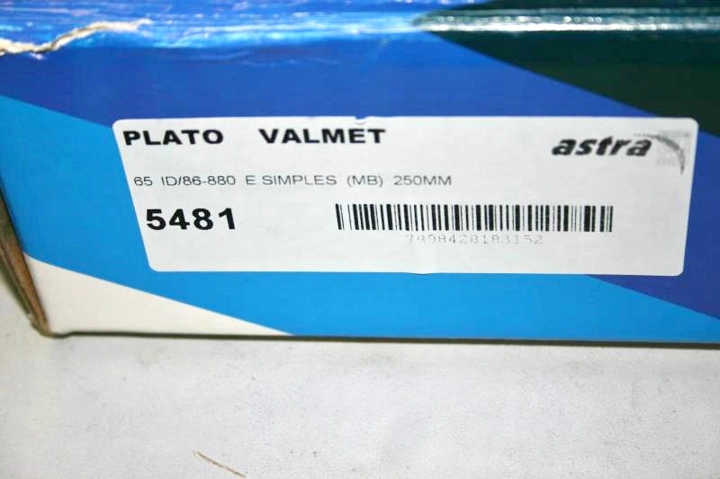 PLATO EMBREAGEM VALMET 65ID/86ID - 280MM