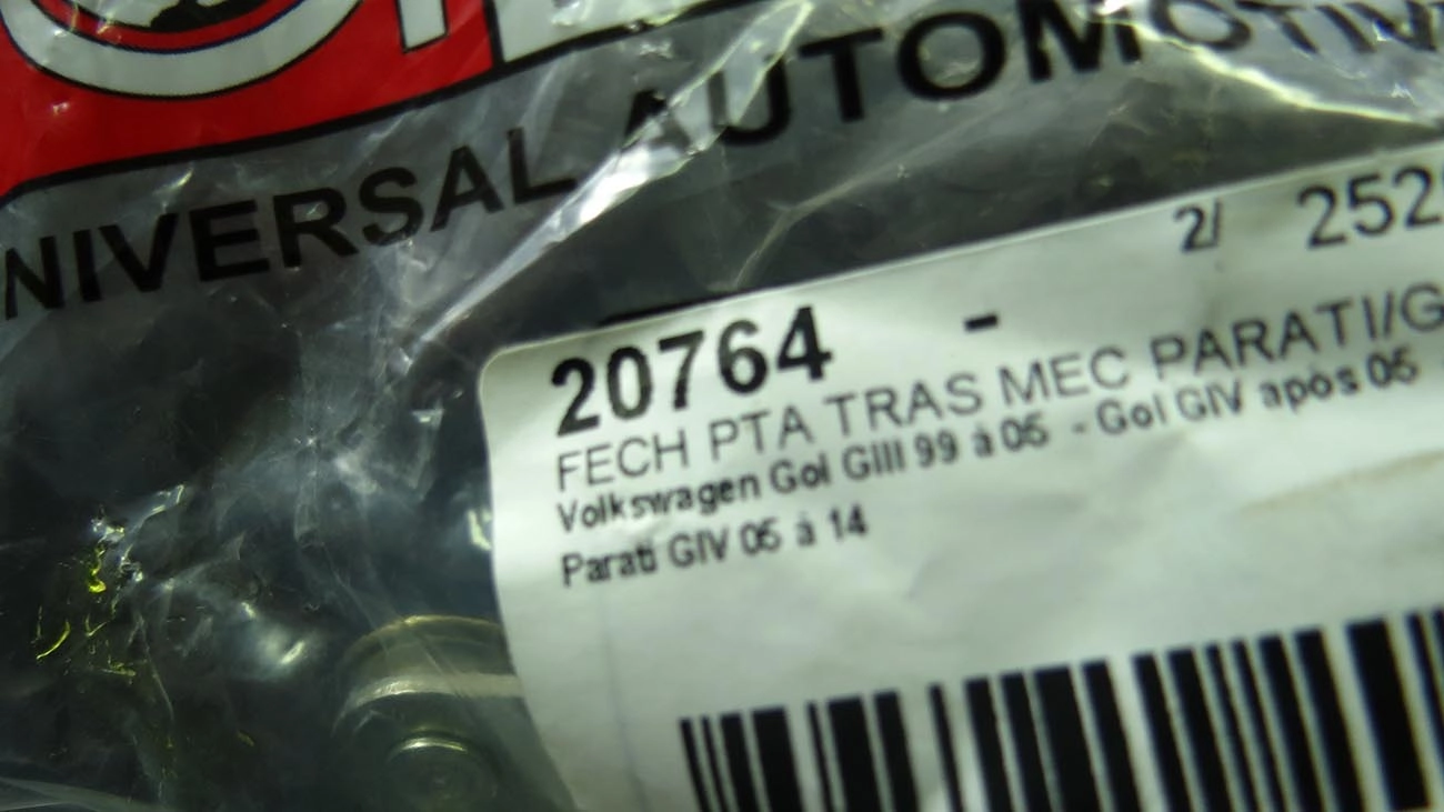 FECHADURA PORTA VW GOL/PARATI 95/ - 4 PORTAS S/TRAVA - TRASEIRA DIREITA