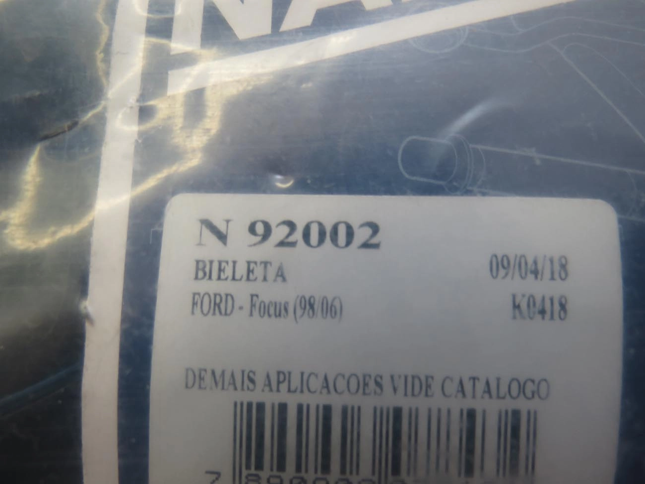 BIELETA DIANTEIRA LD/LE FORD FOCUS 1998/2008