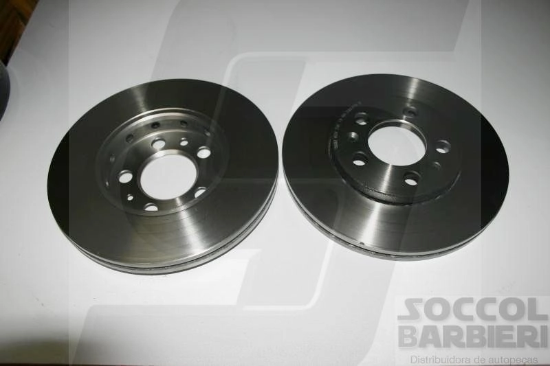 DISCO FREIO DIANTEIRO VENTILADO 256MM 5 FUROS VW GOLF 1.6 99/ FOX/CROSSFOX ARO 14