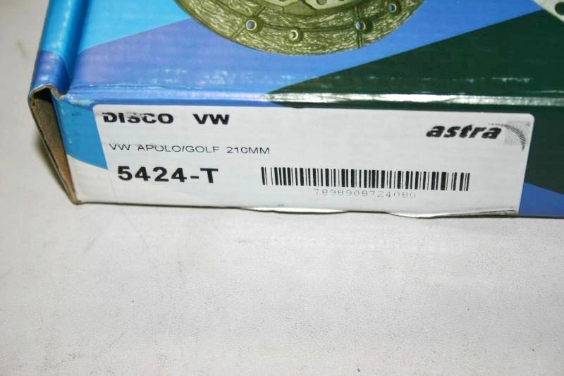 DISCO EMBREAGEM VW GOLF 1.8 94/98 - APOLLO TODOS - 210MM