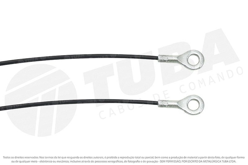 CABO TAMPA TRASEIRA - VW SAVEIRO 1997/1999 - 477MM - LIMITADOR