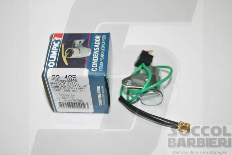 CONDENSADOR DISTRIBUIDOR VW FUSCA/BRASILIA/VARIANT/KOMBI 74/ TODOS