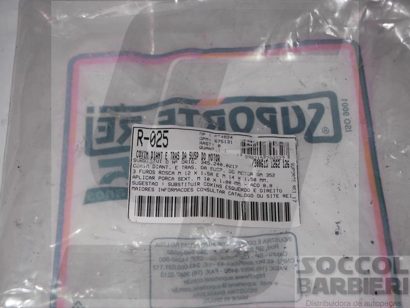 COXIM DO MOTOR MB 321/352/1111/1113 - OM352 - DIANTEIRO/TRASEIRO