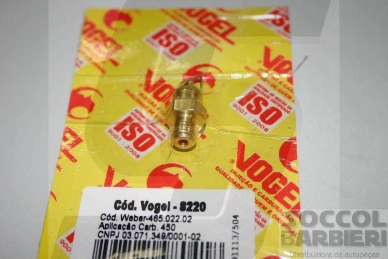 AGULHA CARBURADOR WEBER 450 ALCOOL VW PASSAT/GOL/VOYAGE/PARATI/SAVEIRO /88