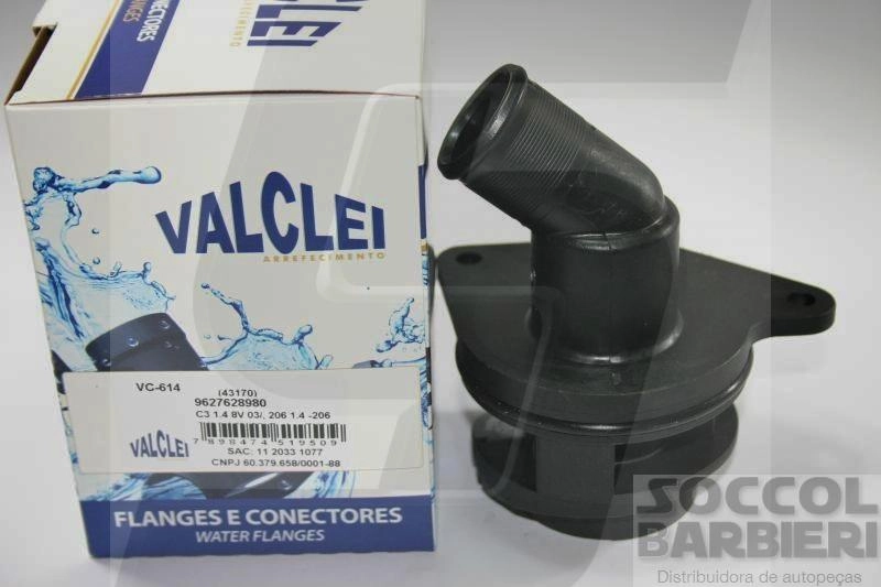 FLANGE CARCAÇA BOMBA ÁGUA CARCACA AGUA CITROEN C3 1.4 PEUGEOT 206/207 2005/