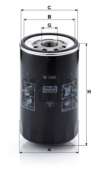 FILTRO OLEO VW 15.190OD/15.230OT/17.230OD/17.260OD/17.280OD 12/ - MAN D0824/D0826