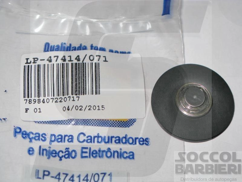 DIAFRAGMA REGULADOR PRESSÃO INJEÇÃO ELETRÔNICA PRESSAO FIAT TIPO 1.6 VW GOL GL BOSCH MONOMOTRONIC