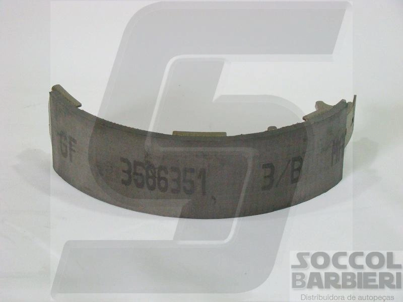 SAPATA FREIO TRASEIRA COM LONA FORD RANGER XLS/XLT 1994/2009