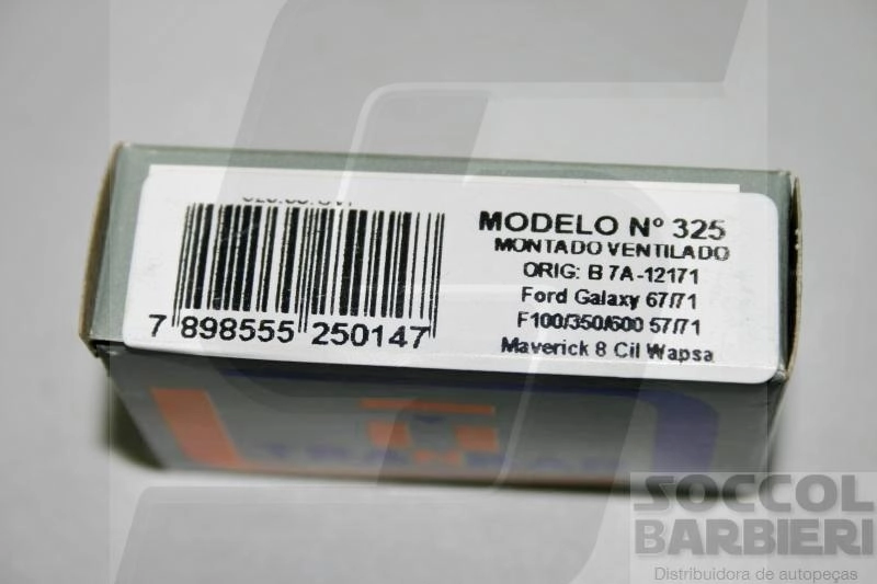 PLATINADO FORD F-100/GALAXIE V8 - C/DISTRIBUIDOR WAPSA