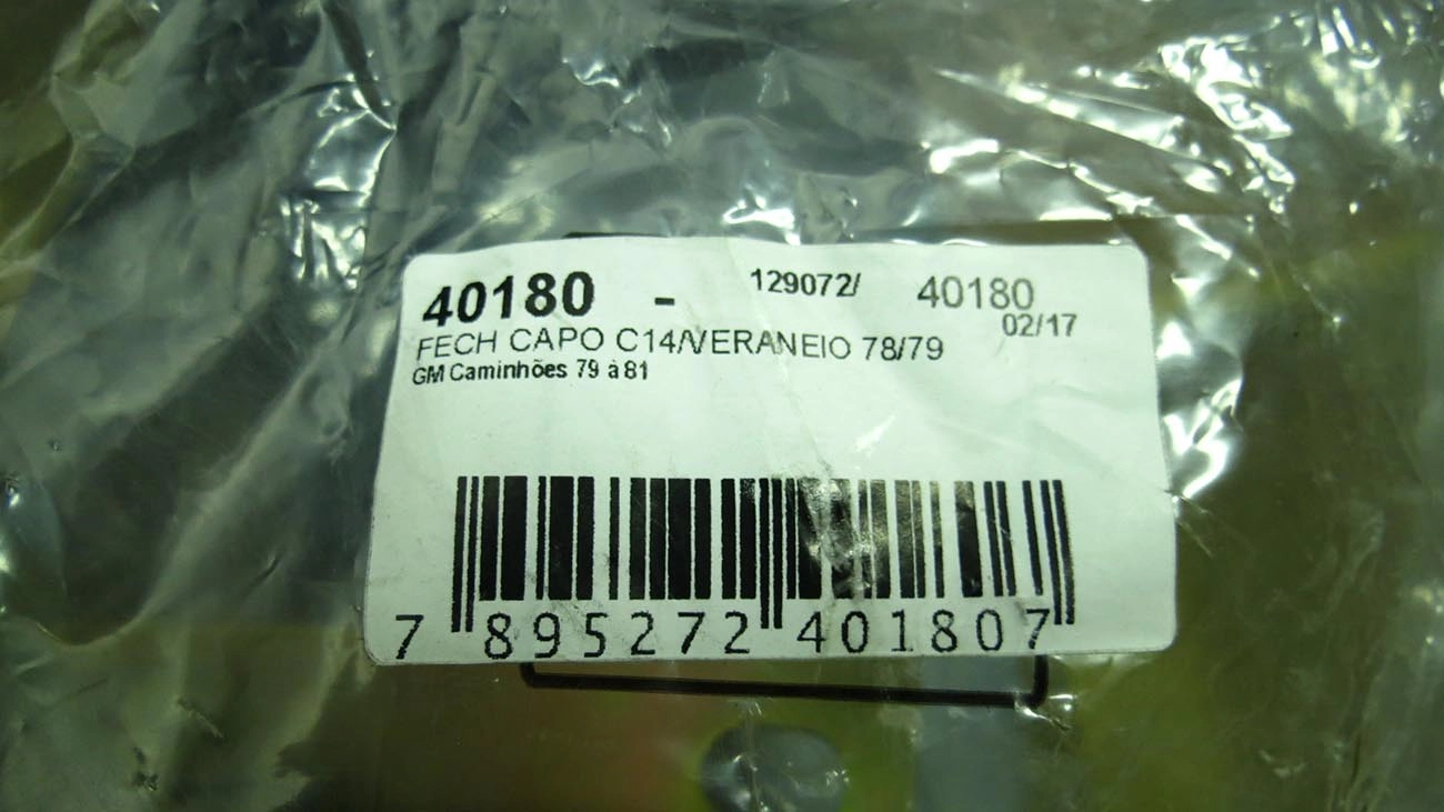 FECHADURA CAPO GM C/D-10/14/15 A/C-60 - 79/84 - DIANTEIRO INFERIOR