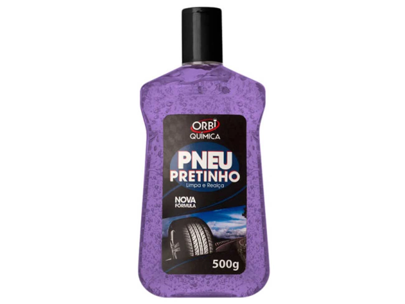 ORBI LIMPA PNEU PRETINHO GEL 500GRS PNEUS 500ML