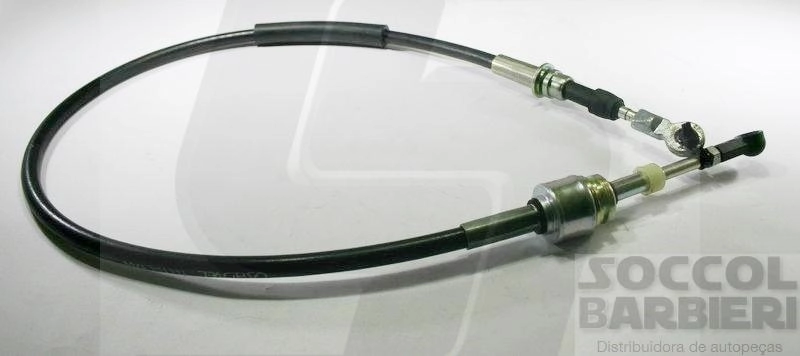 CABO CÂMBIO SELEÇÃO MARCHAS FIAT UNO 2001/2005 FIRE - 975MM