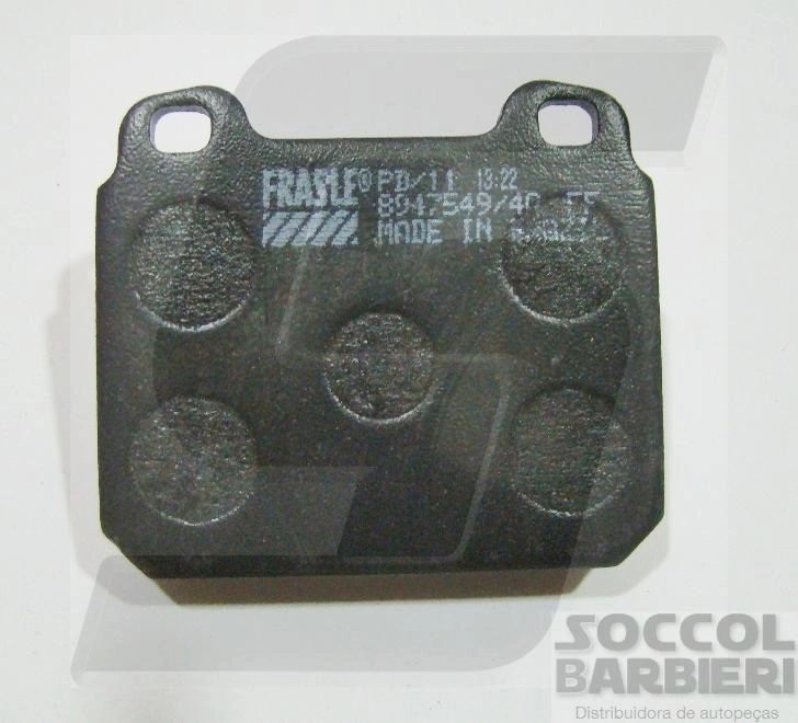 PASTILHA FREIO RODA DIANTEIRA SISTEMA TEVES GM OPALA/CARAVAN 79/92