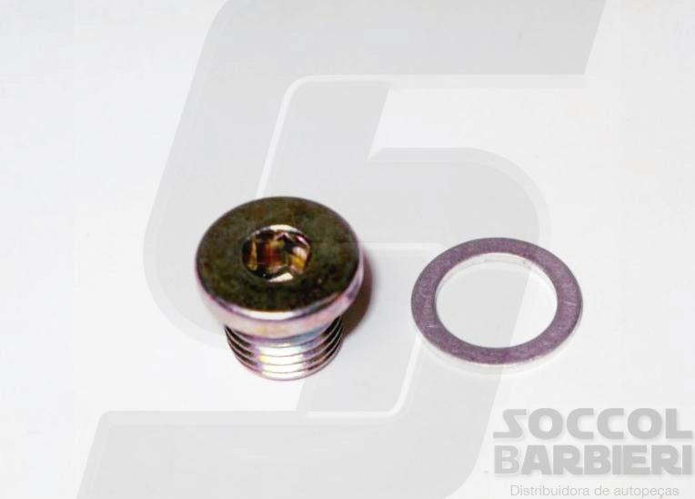 BUJAO CARTER ÓLEO MOTOR VW GOL/PARATI/SANTANA/FOX AUDI A3/A4 - ALLEN 6MM M14X1,25MM - 11,3MM
