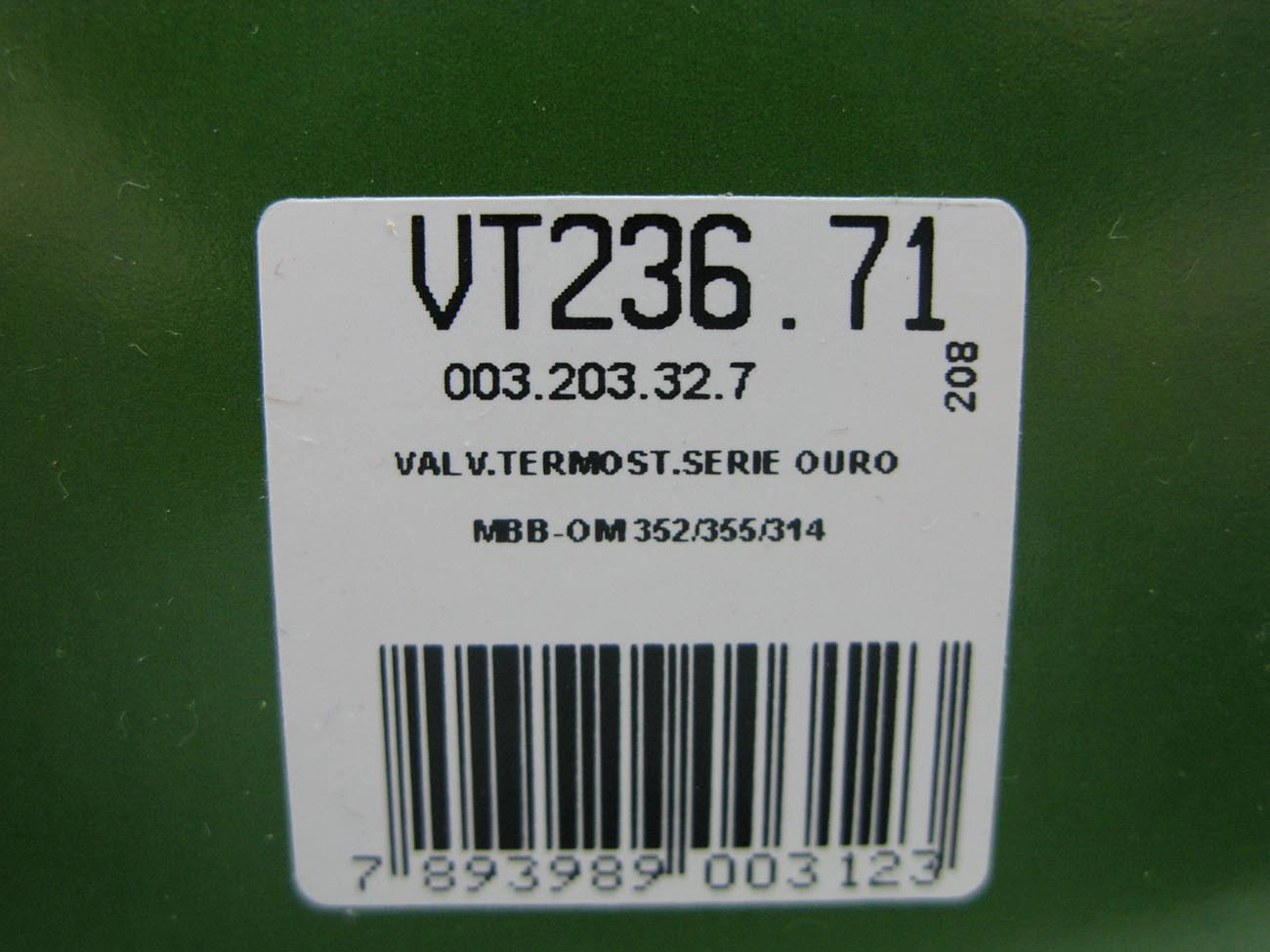 VÁLVULA TERMOSTÁTICA SÉRIE OURO PARA MOTORES DIESEL MB 608/708/1113/1114/1313/1513/1518/2013 OM 352 A