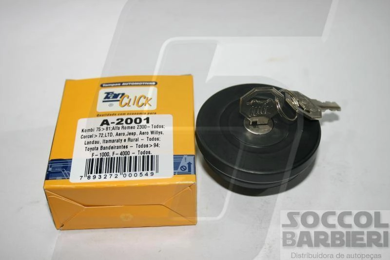 TAMPA TANQUE VW KOMBI 75/81 FIAT ALFA ROMEO 2300 FORD CORCEL 72/ F-1000/F-4000 90/ TOYOTA BANDEIRANT